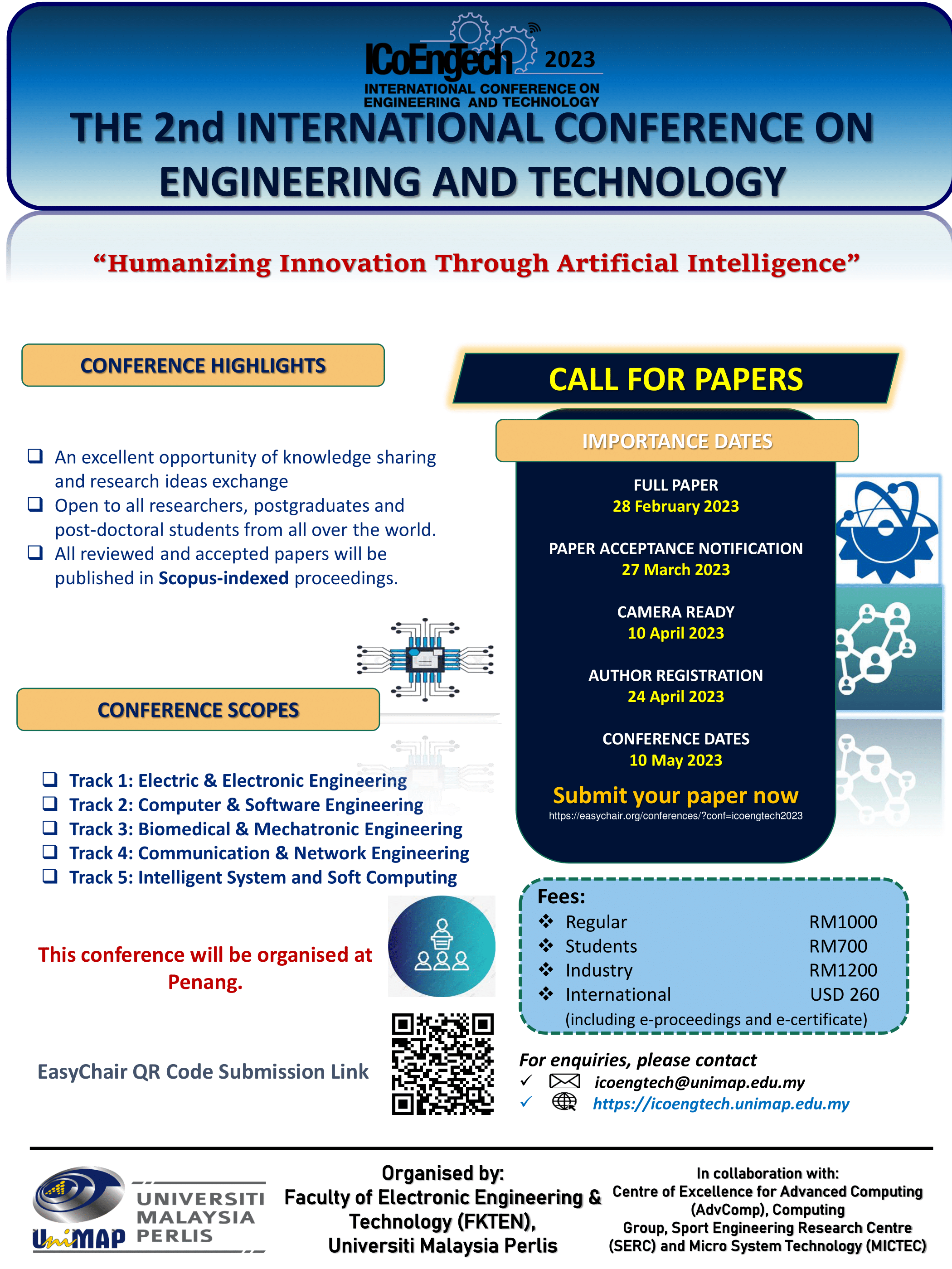 2nd International Conference of Engineering and Technology 2023 (ICoEngTech 2023)