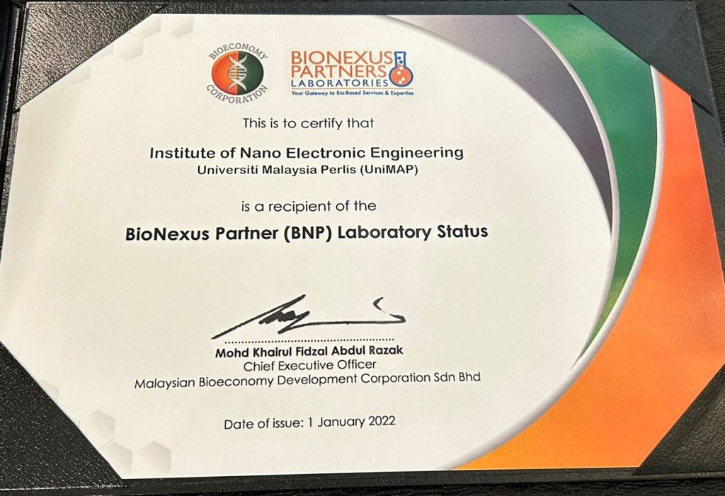 BioNexus Partner (BNP) Laboratory Status