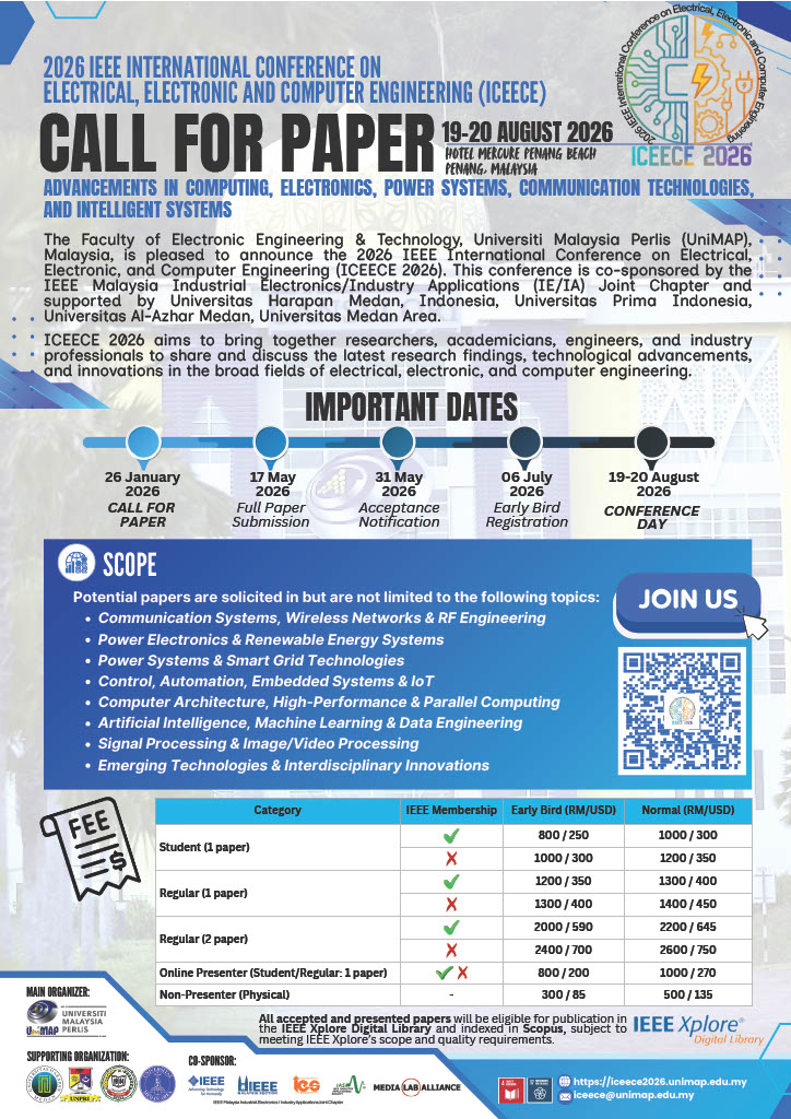 2026 IEEE International Conference on Electrical, Electronic and Computer Engineering (ICEECE 2026)